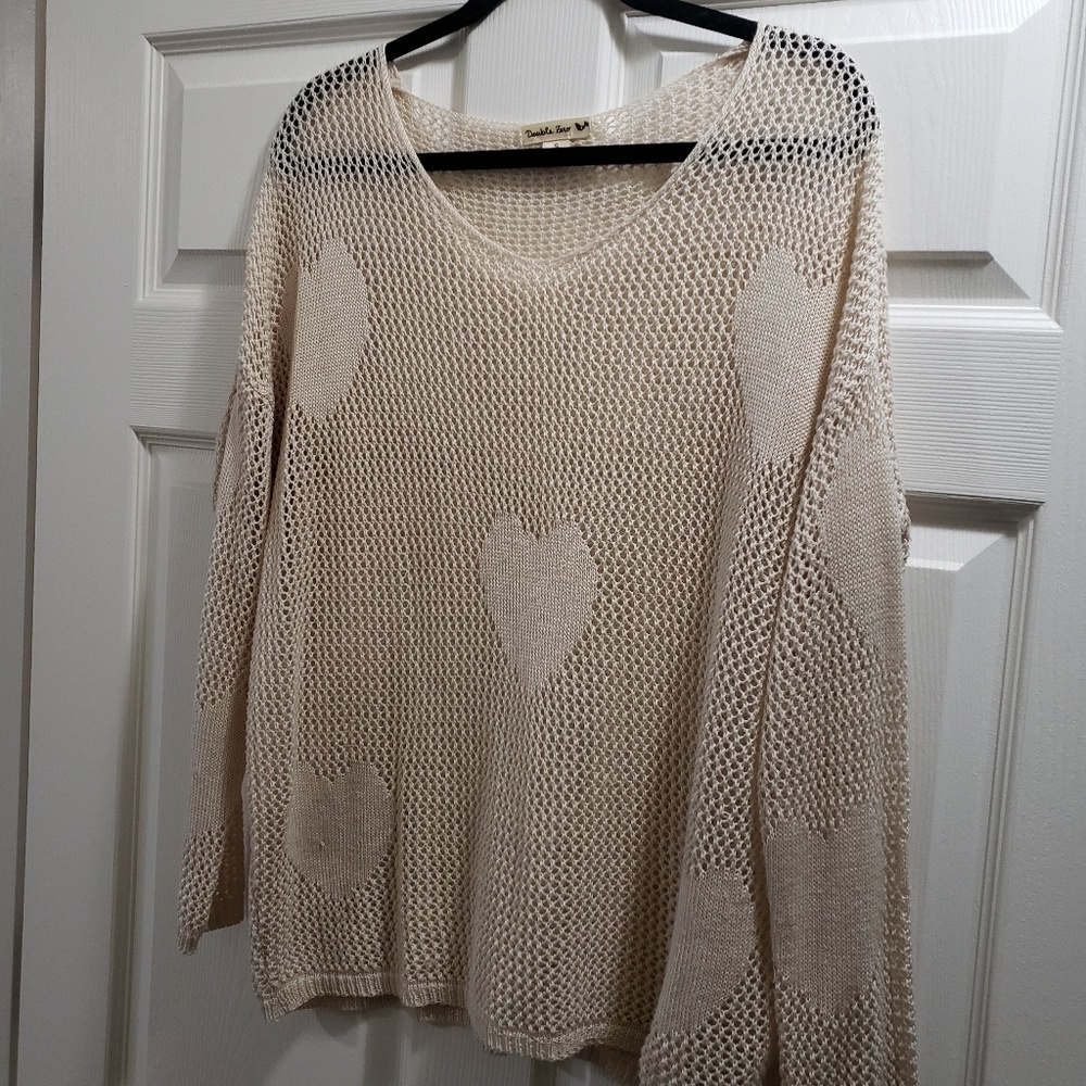 Oversized loose knit sweater